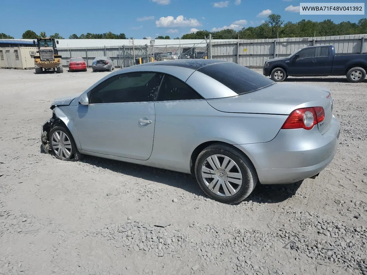 2008 Volkswagen Eos Turbo VIN: WVWBA71F48V041392 Lot: 69295394