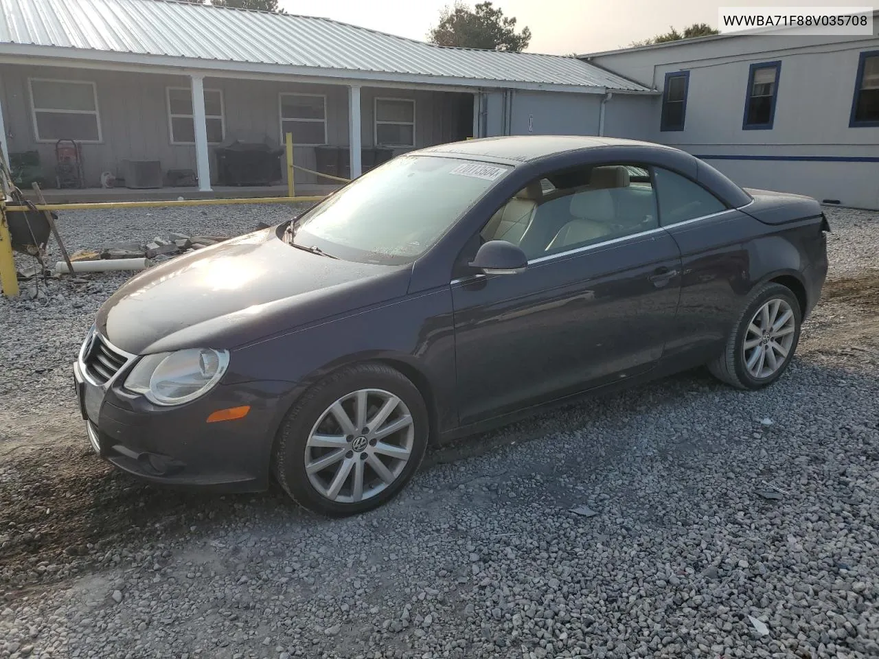 2008 Volkswagen Eos Turbo VIN: WVWBA71F88V035708 Lot: 70113504