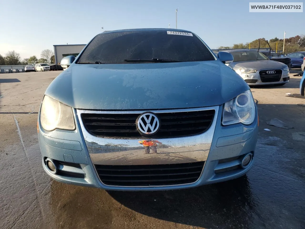 WVWBA71F48V037102 2008 Volkswagen Eos Turbo