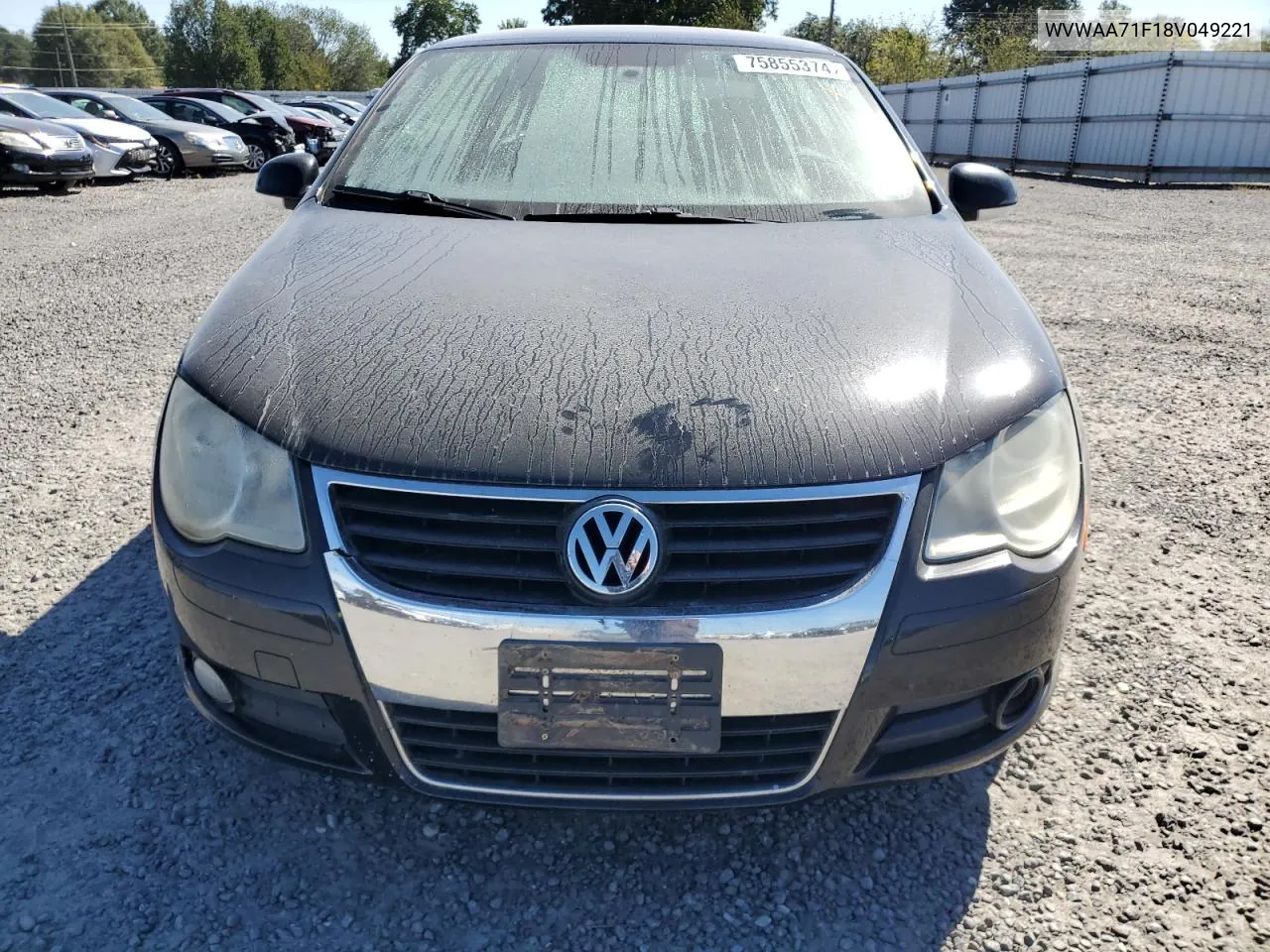 2008 Volkswagen Eos Turbo VIN: WVWAA71F18V049221 Lot: 75855374