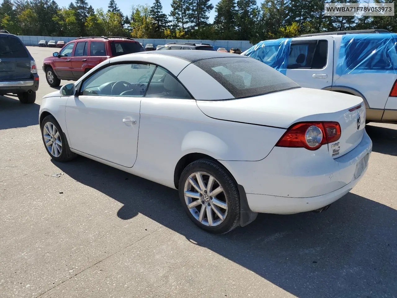 2008 Volkswagen Eos Turbo VIN: WVWBA71F78V053973 Lot: 76505604