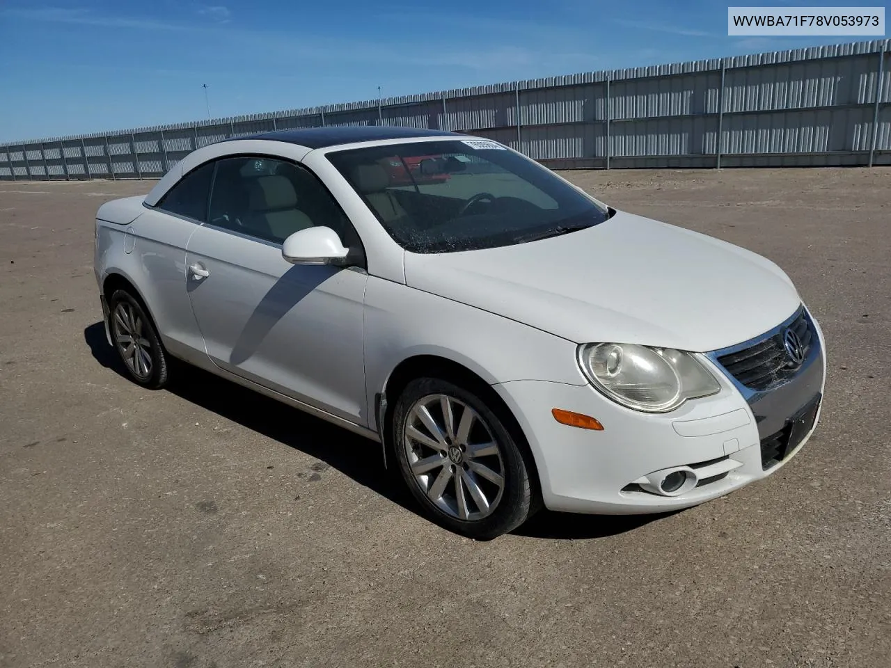 2008 Volkswagen Eos Turbo VIN: WVWBA71F78V053973 Lot: 76505604