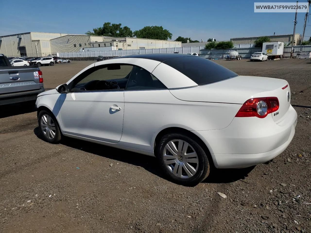 2009 Volkswagen Eos Turbo VIN: WVWBA71F99V023679 Lot: 57106564