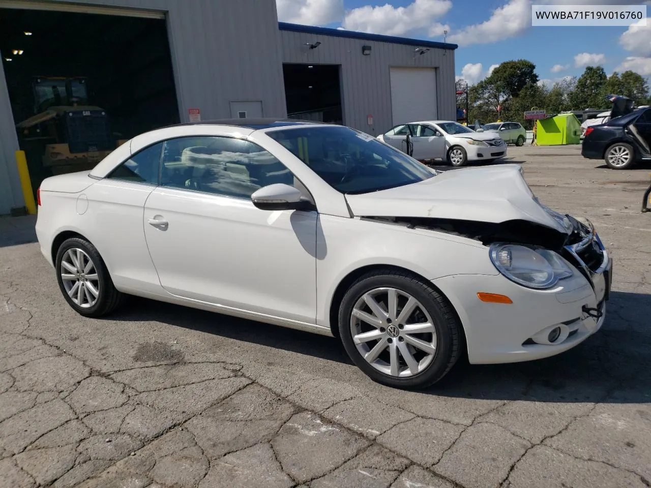 2009 Volkswagen Eos Turbo VIN: WVWBA71F19V016760 Lot: 73826644