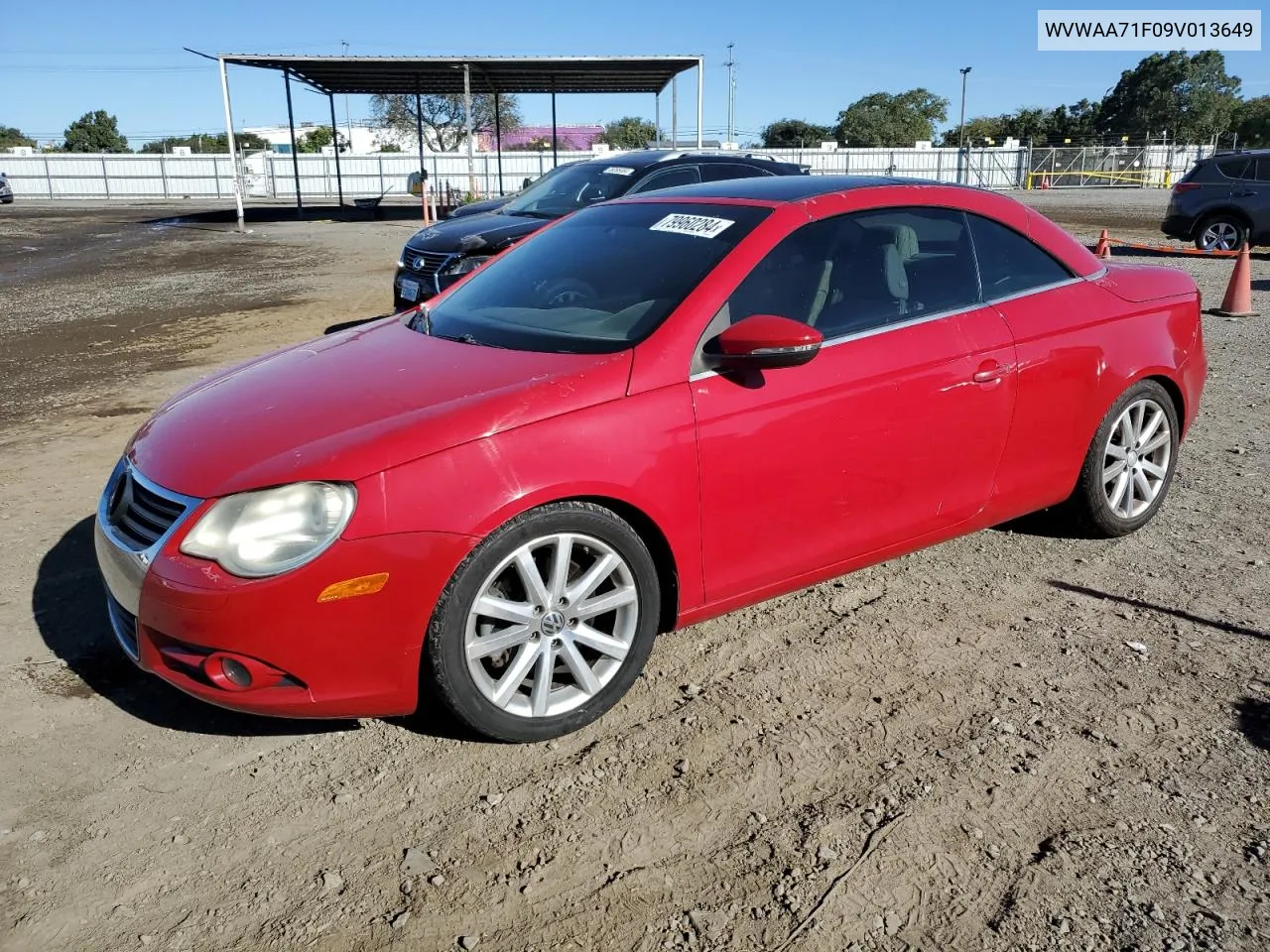 2009 Volkswagen Eos Turbo VIN: WVWAA71F09V013649 Lot: 79960284