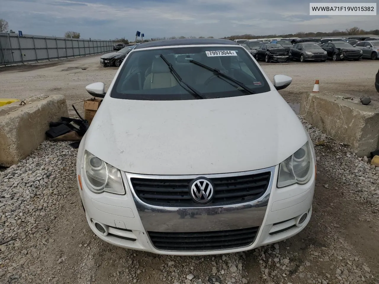 2009 Volkswagen Eos Turbo VIN: WVWBA71F19V015382 Lot: 79973044