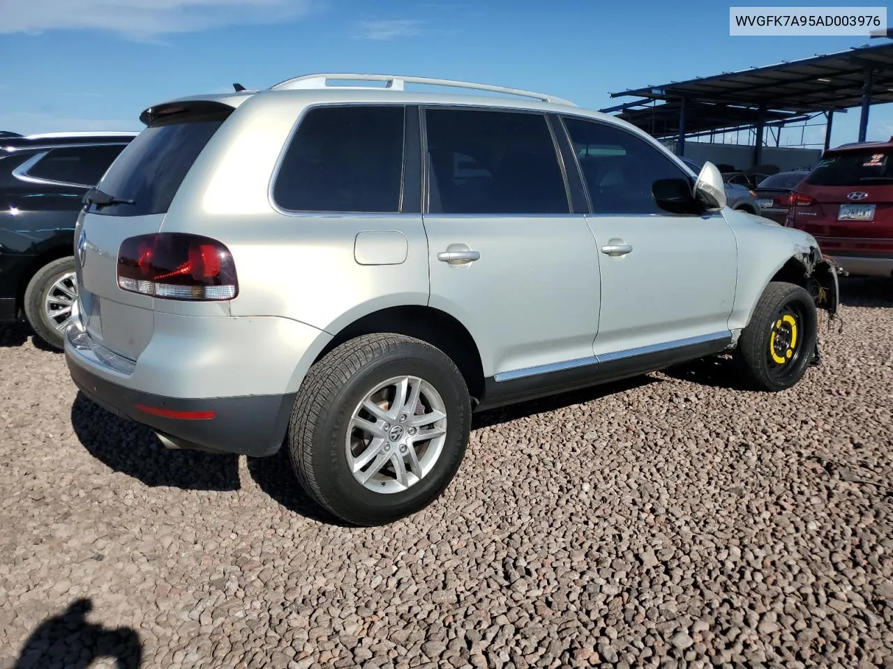 2010 Volkswagen Touareg Tdi VIN: WVGFK7A95AD003976 Lot: 68153504