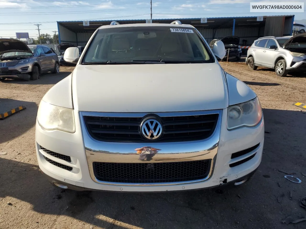 2010 Volkswagen Touareg Tdi VIN: WVGFK7A98AD000604 Lot: 73815854