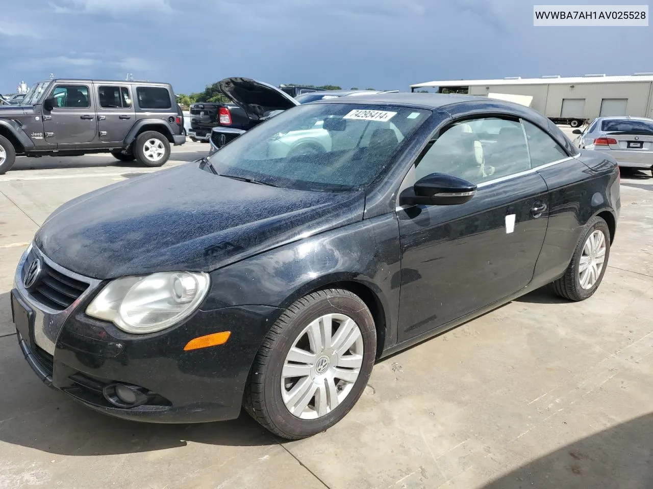 2010 Volkswagen Eos Turbo VIN: WVWBA7AH1AV025528 Lot: 74295414