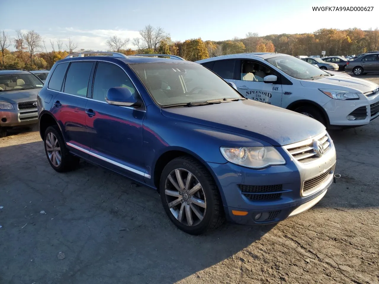 2010 Volkswagen Touareg Tdi VIN: WVGFK7A99AD000627 Lot: 75990834