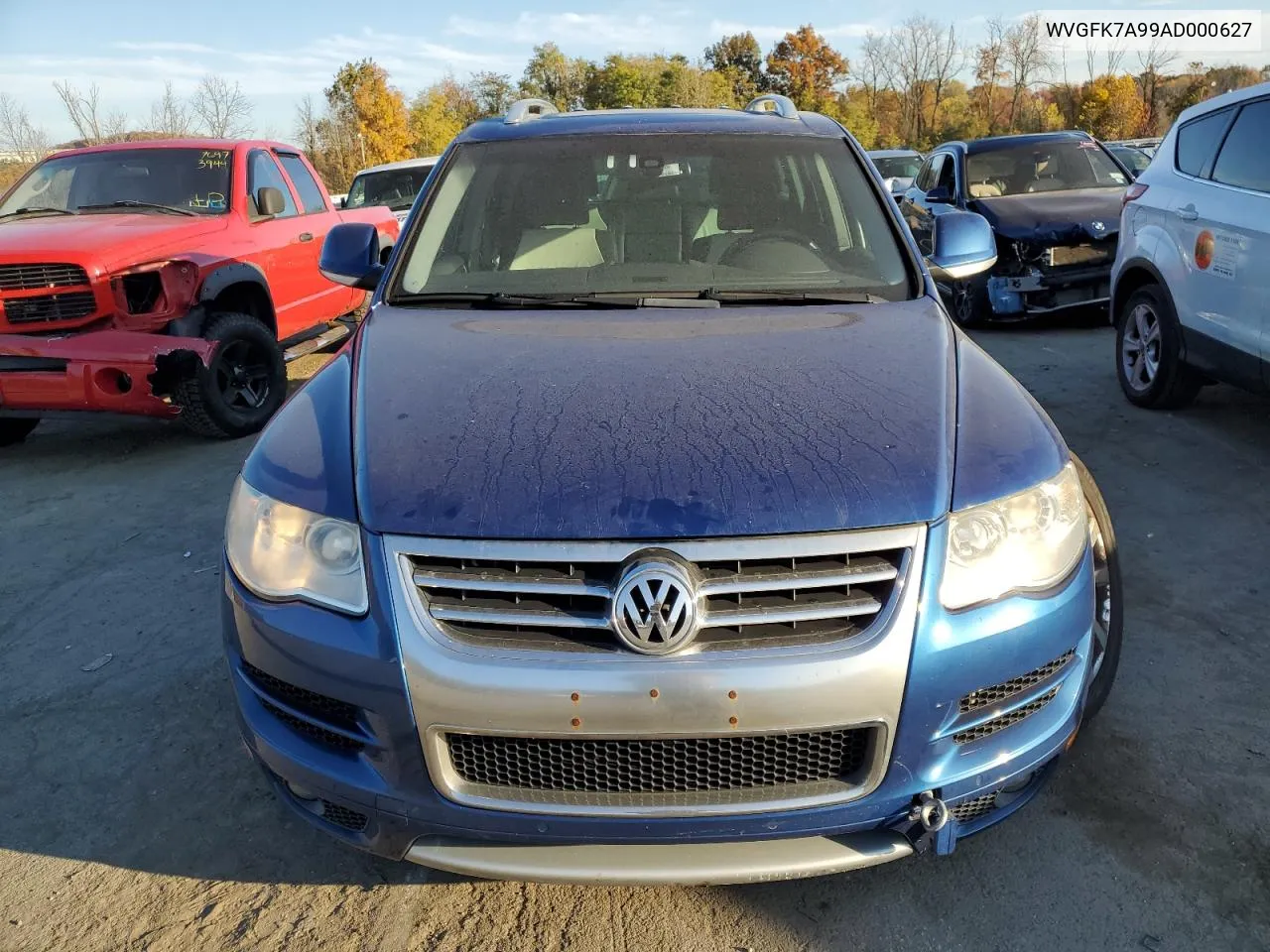 2010 Volkswagen Touareg Tdi VIN: WVGFK7A99AD000627 Lot: 75990834