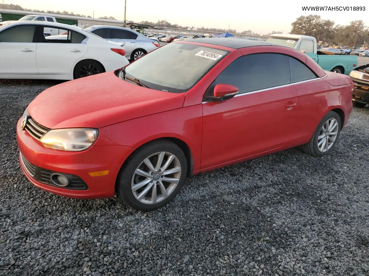 2012 Volkswagen Eos Komfort VIN: WVWBW7AH5CV018893 Lot: 78240954