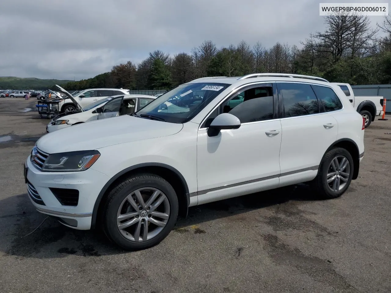 2016 Volkswagen Touareg Tdi VIN: WVGEP9BP4GD006012 Lot: 66966134