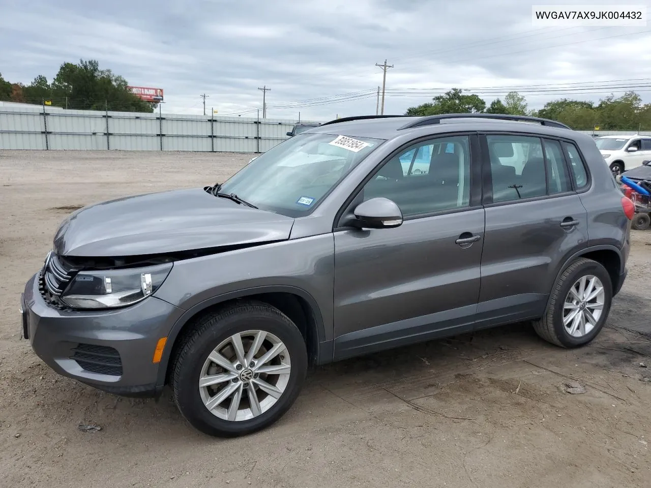 2018 Volkswagen Tiguan Limited VIN: WVGAV7AX9JK004432 Lot: 69851954