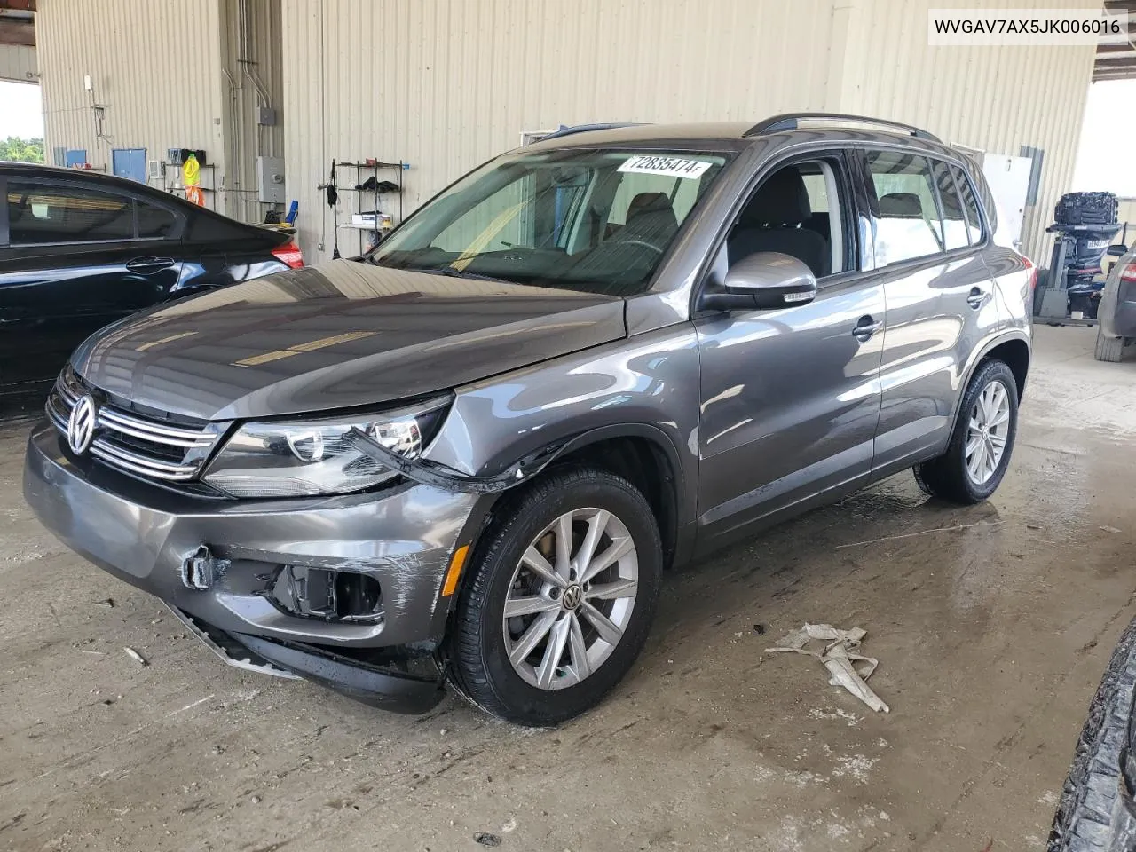 2018 Volkswagen Tiguan Limited VIN: WVGAV7AX5JK006016 Lot: 72835474