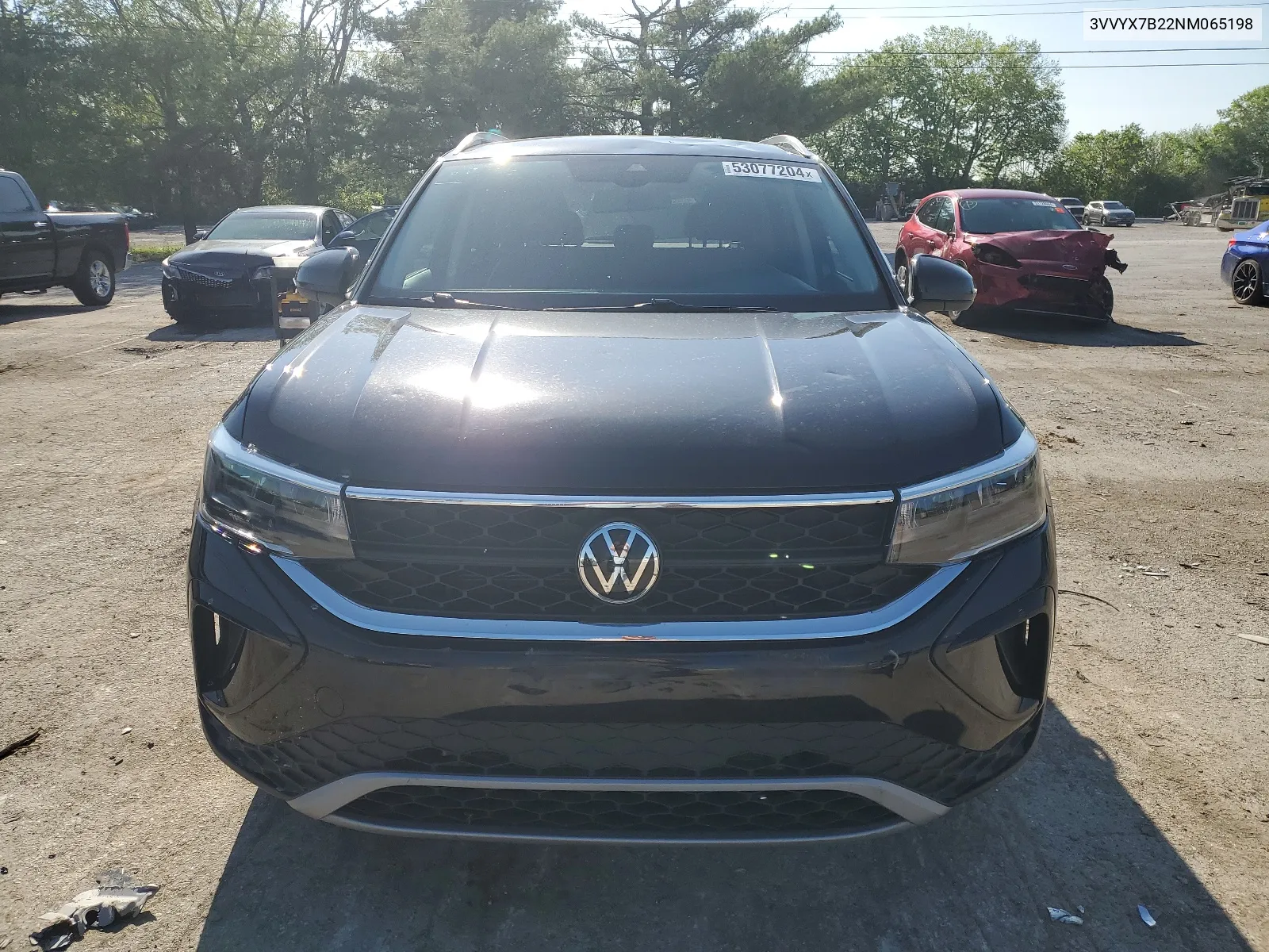 2022 Volkswagen Taos Se VIN: 3VVYX7B22NM065198 Lot: 53077204