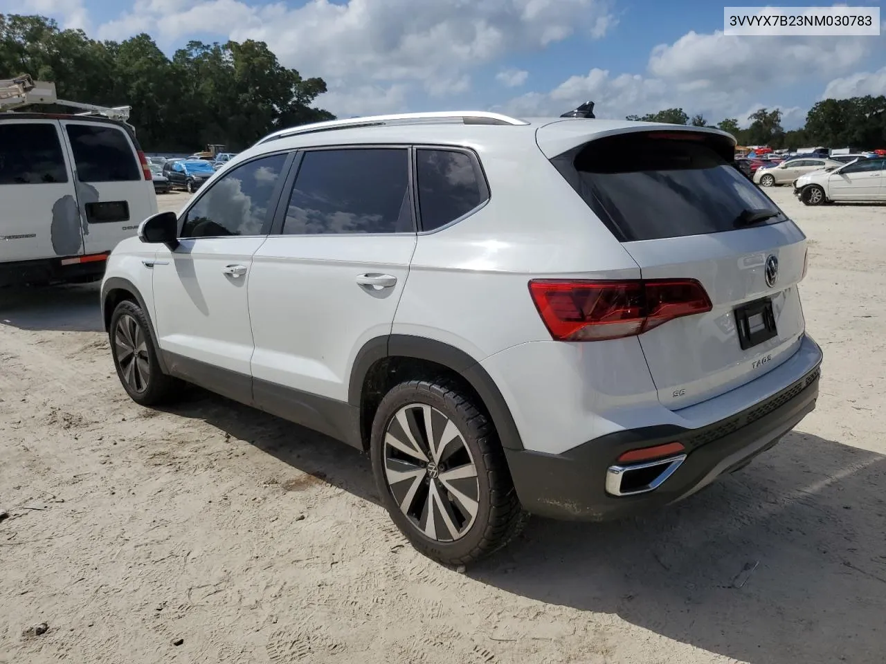 2022 Volkswagen Taos Se VIN: 3VVYX7B23NM030783 Lot: 76549024