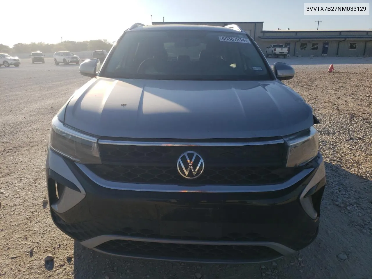 2022 Volkswagen Taos Se VIN: 3VVTX7B27NM033129 Lot: 80367014