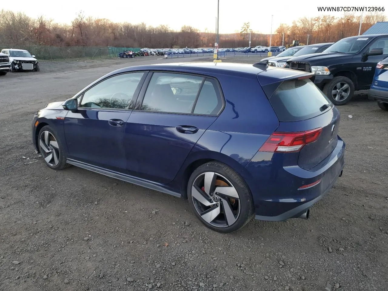 2022 Volkswagen Gti Se VIN: WVWN87CD7NW123966 Lot: 80785004