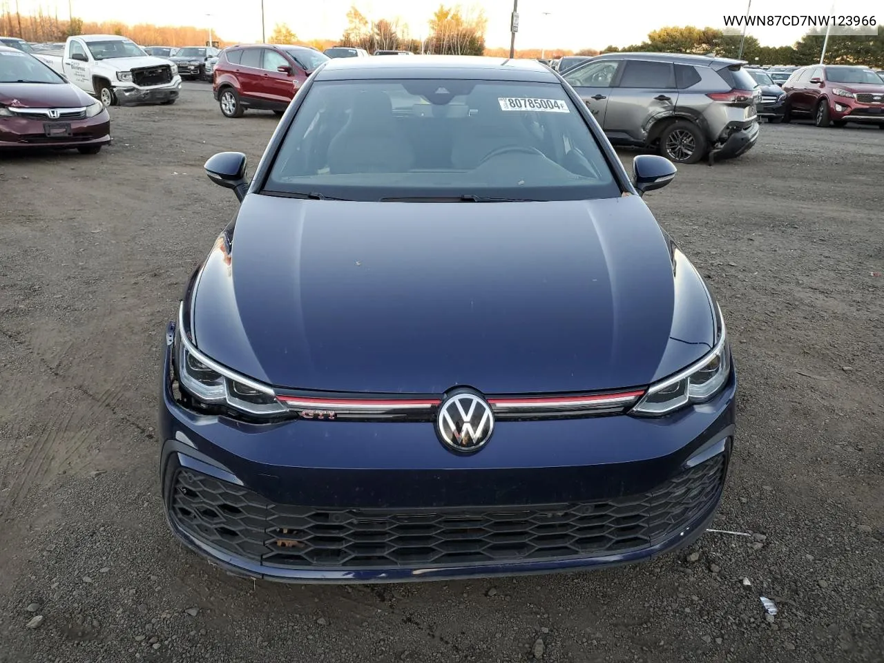 2022 Volkswagen Gti Se VIN: WVWN87CD7NW123966 Lot: 80785004