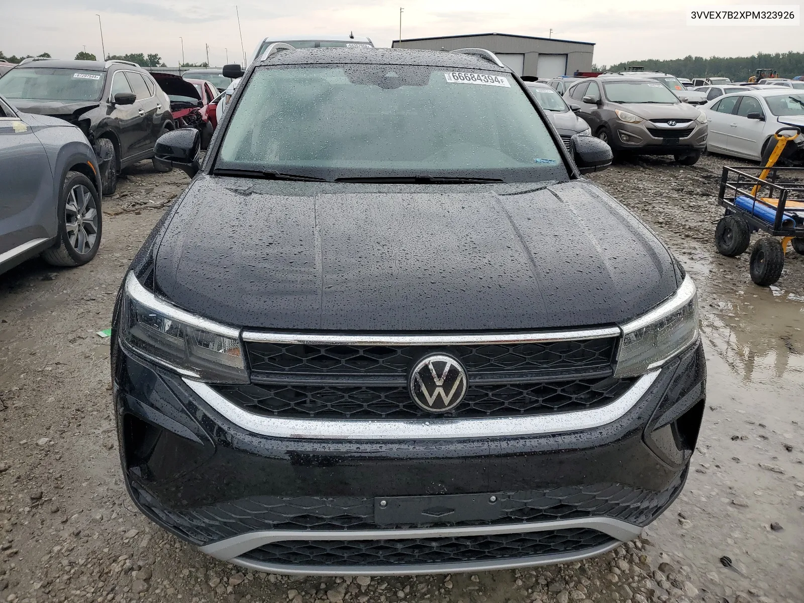 2023 Volkswagen Taos Se VIN: 3VVEX7B2XPM323926 Lot: 66684394