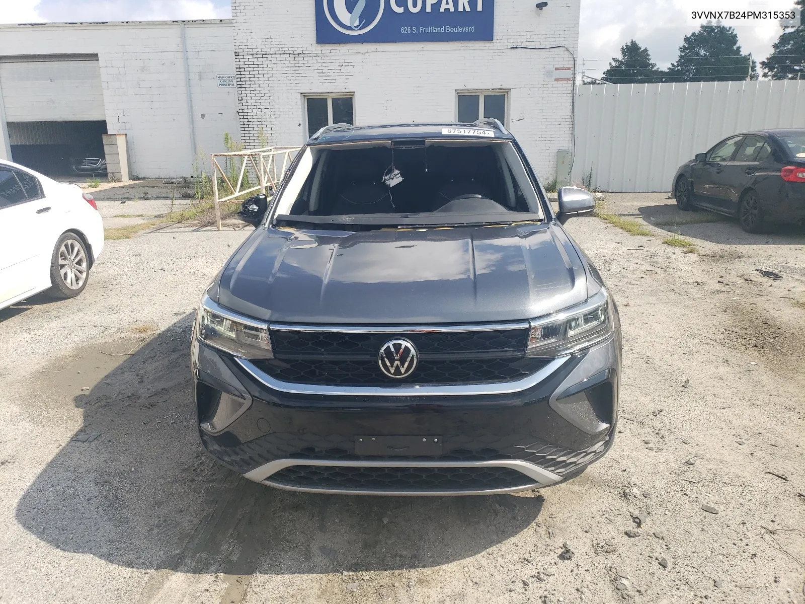 2023 Volkswagen Taos Se VIN: 3VVNX7B24PM315353 Lot: 67517754