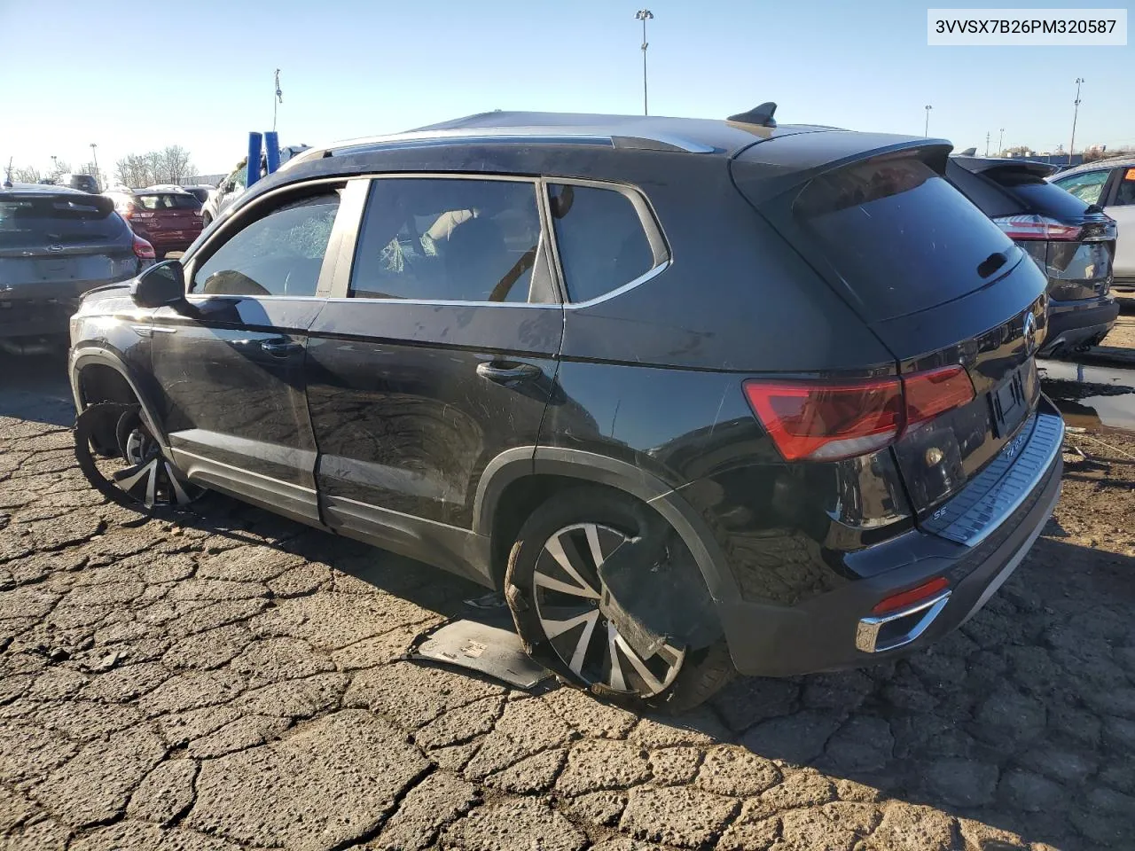 2023 Volkswagen Taos Se VIN: 3VVSX7B26PM320587 Lot: 80197574