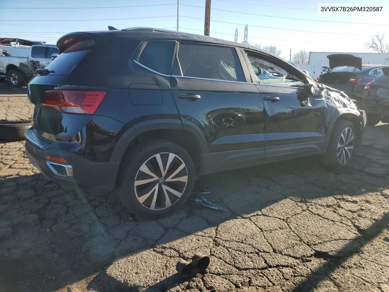 2023 Volkswagen Taos Se VIN: 3VVSX7B26PM320587 Lot: 80197574