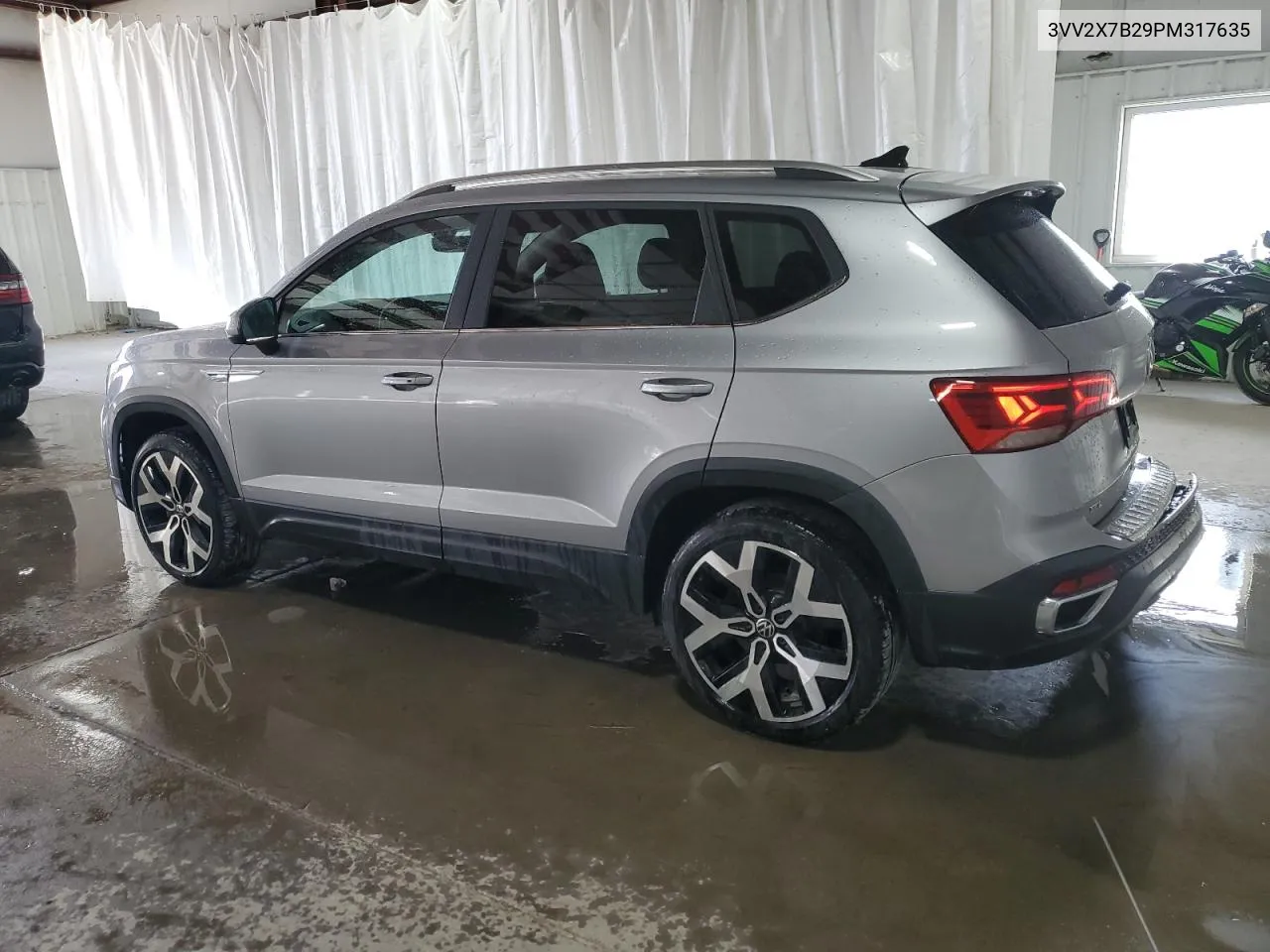 2023 Volkswagen Taos Sel VIN: 3VV2X7B29PM317635 Lot: 80236114