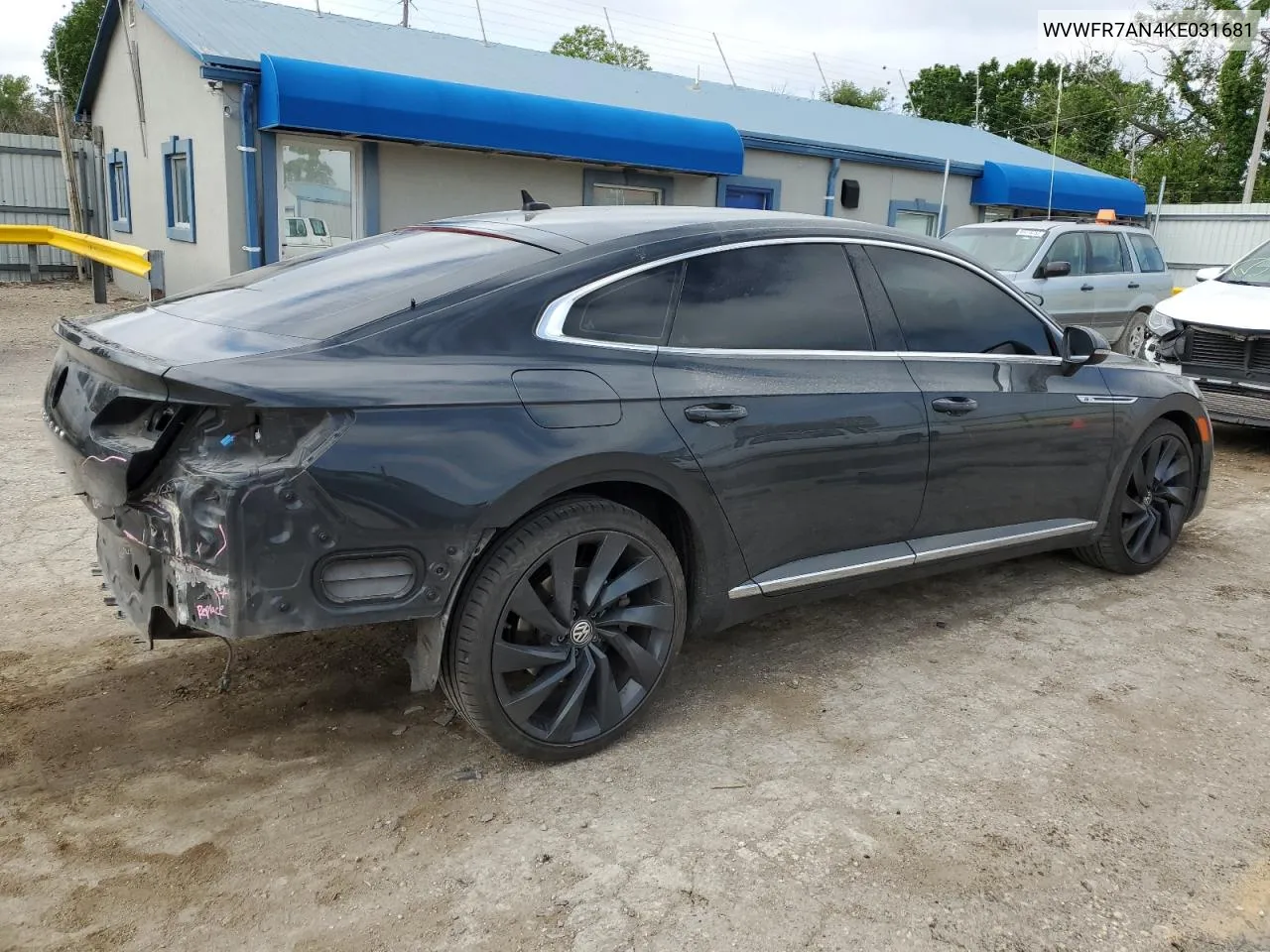 WVWFR7AN4KE031681 2019 Volkswagen Arteon Se