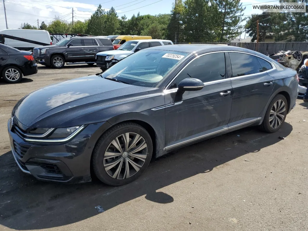 2019 Volkswagen Arteon Se VIN: WVWBR7AN8KE000660 Lot: 70225254