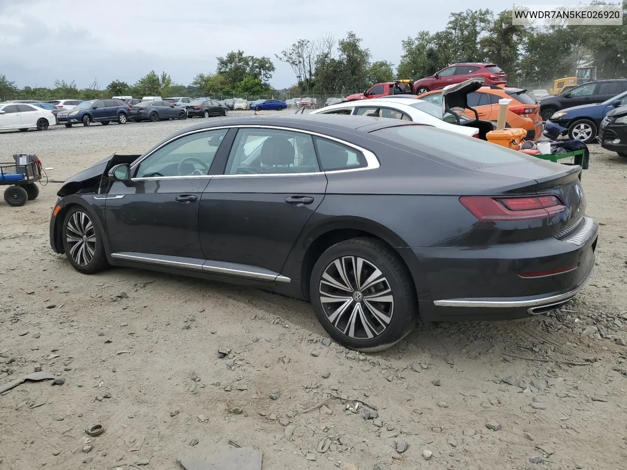 WVWDR7AN5KE026920 2019 Volkswagen Arteon Sel