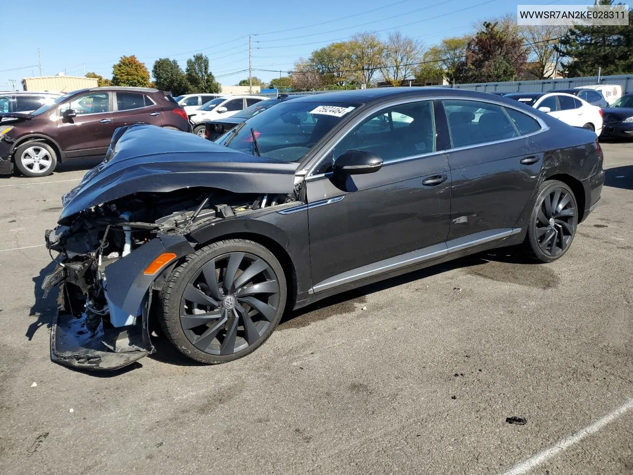 2019 Volkswagen Arteon Sel VIN: WVWSR7AN2KE028311 Lot: 75924464