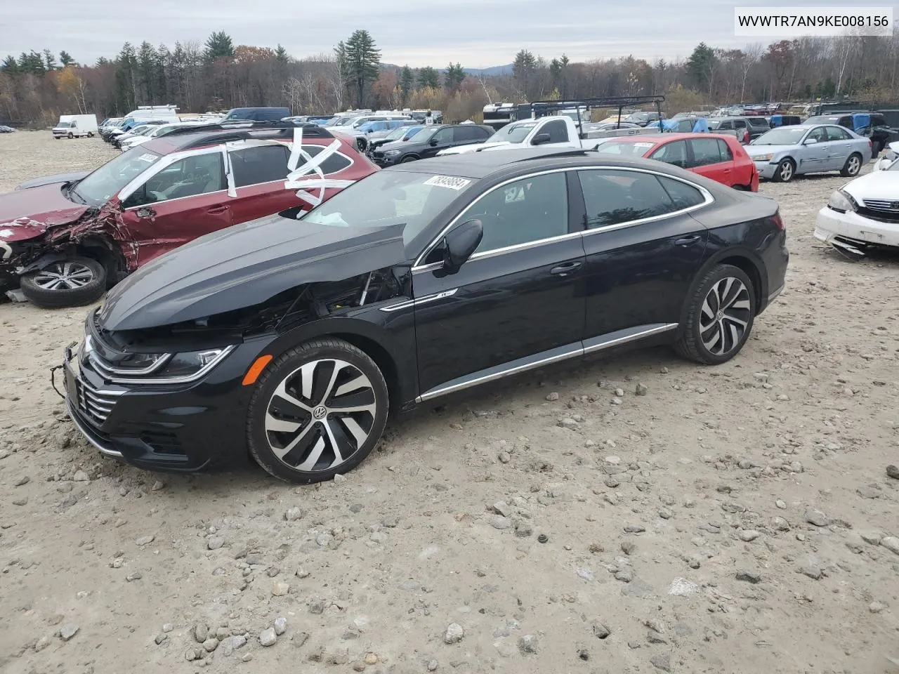 2019 Volkswagen Arteon Sel Premium VIN: WVWTR7AN9KE008156 Lot: 78349884