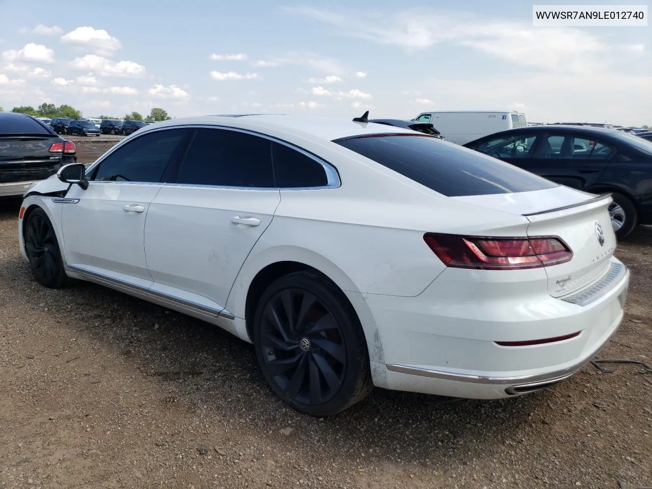 2020 Volkswagen Arteon Sel R-Line VIN: WVWSR7AN9LE012740 Lot: 62344014