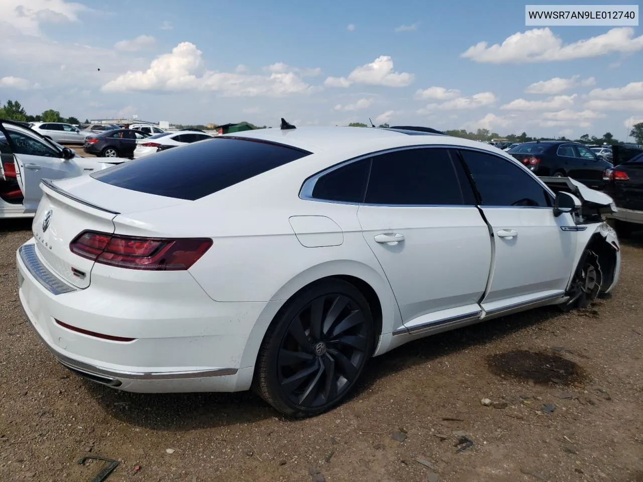 2020 Volkswagen Arteon Sel R-Line VIN: WVWSR7AN9LE012740 Lot: 62344014