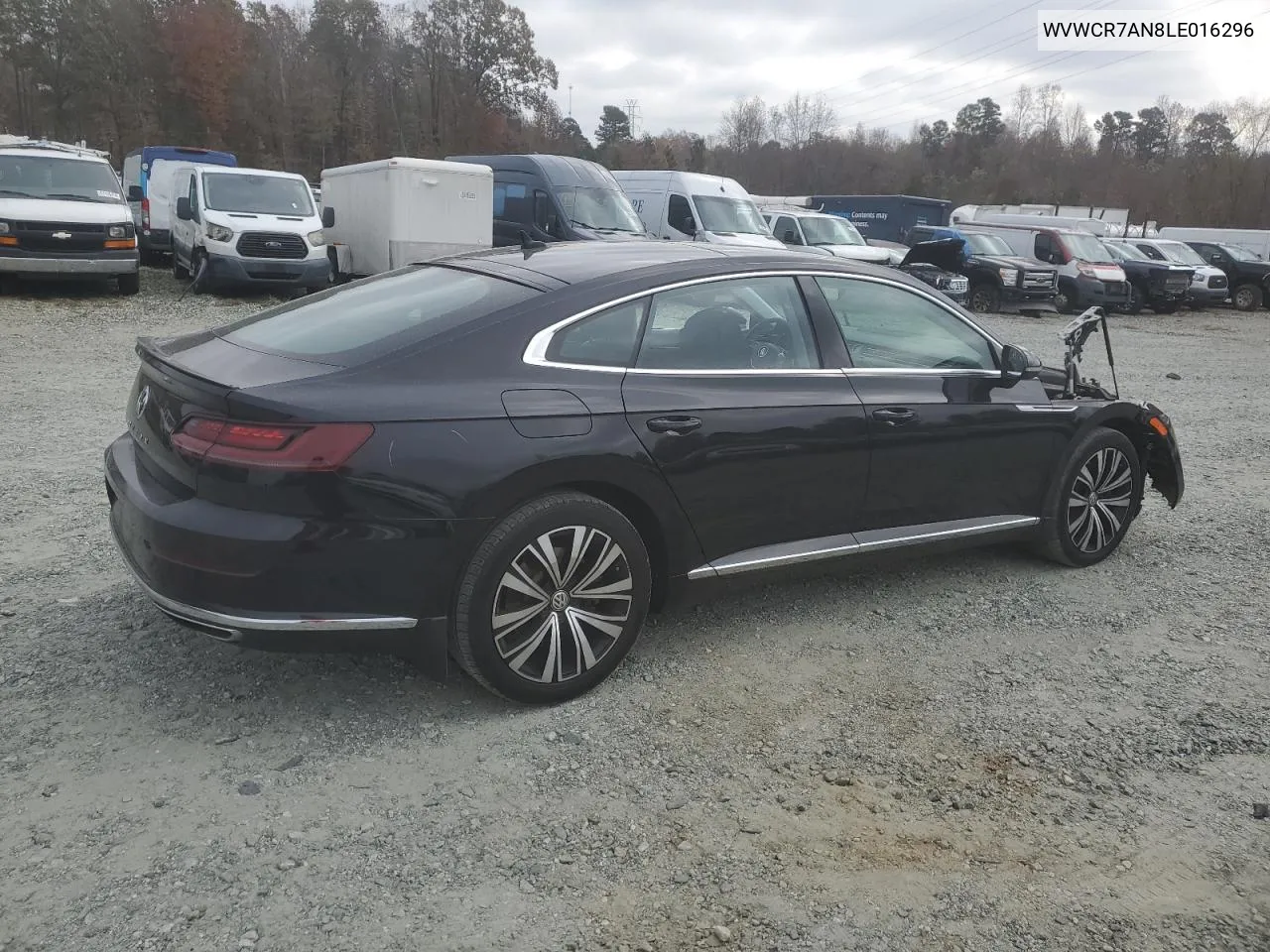 2020 Volkswagen Arteon Sel VIN: WVWCR7AN8LE016296 Lot: 79875224