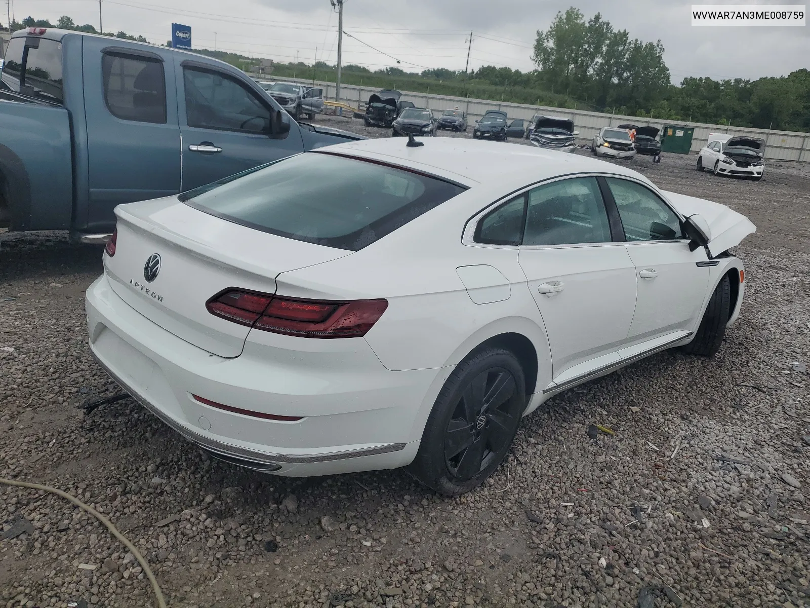 WVWAR7AN3ME008759 2021 Volkswagen Arteon Se