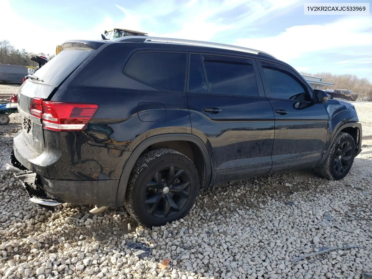 2018 Volkswagen Atlas Se VIN: 1V2KR2CAXJC533969 Lot: 45088644