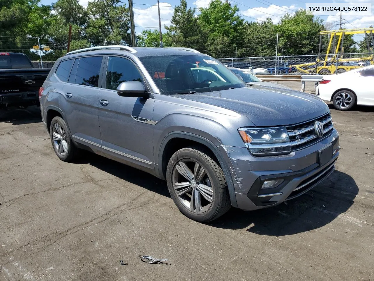 2018 Volkswagen Atlas Se VIN: 1V2PR2CA4JC578122 Lot: 58557594