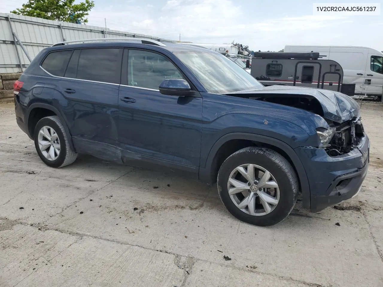 2018 Volkswagen Atlas Se VIN: 1V2CR2CA4JC561237 Lot: 58976834