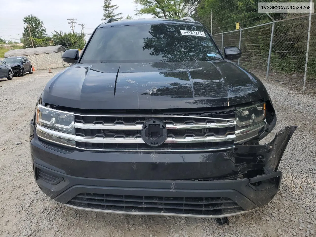 2018 Volkswagen Atlas S VIN: 1V2GR2CA7JC529268 Lot: 59182274