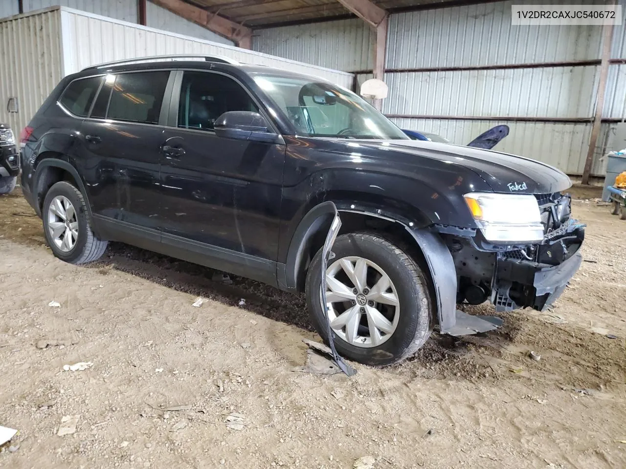 2018 Volkswagen Atlas Se VIN: 1V2DR2CAXJC540672 Lot: 59934994