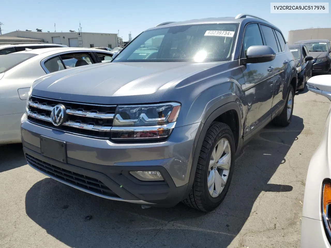 2018 Volkswagen Atlas Se VIN: 1V2CR2CA9JC517976 Lot: 60239734