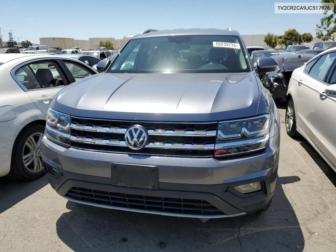 2018 Volkswagen Atlas Se VIN: 1V2CR2CA9JC517976 Lot: 60239734