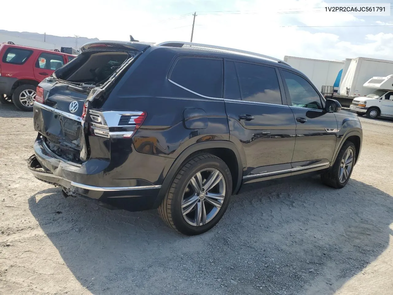 2018 Volkswagen Atlas Se VIN: 1V2PR2CA6JC561791 Lot: 61808864