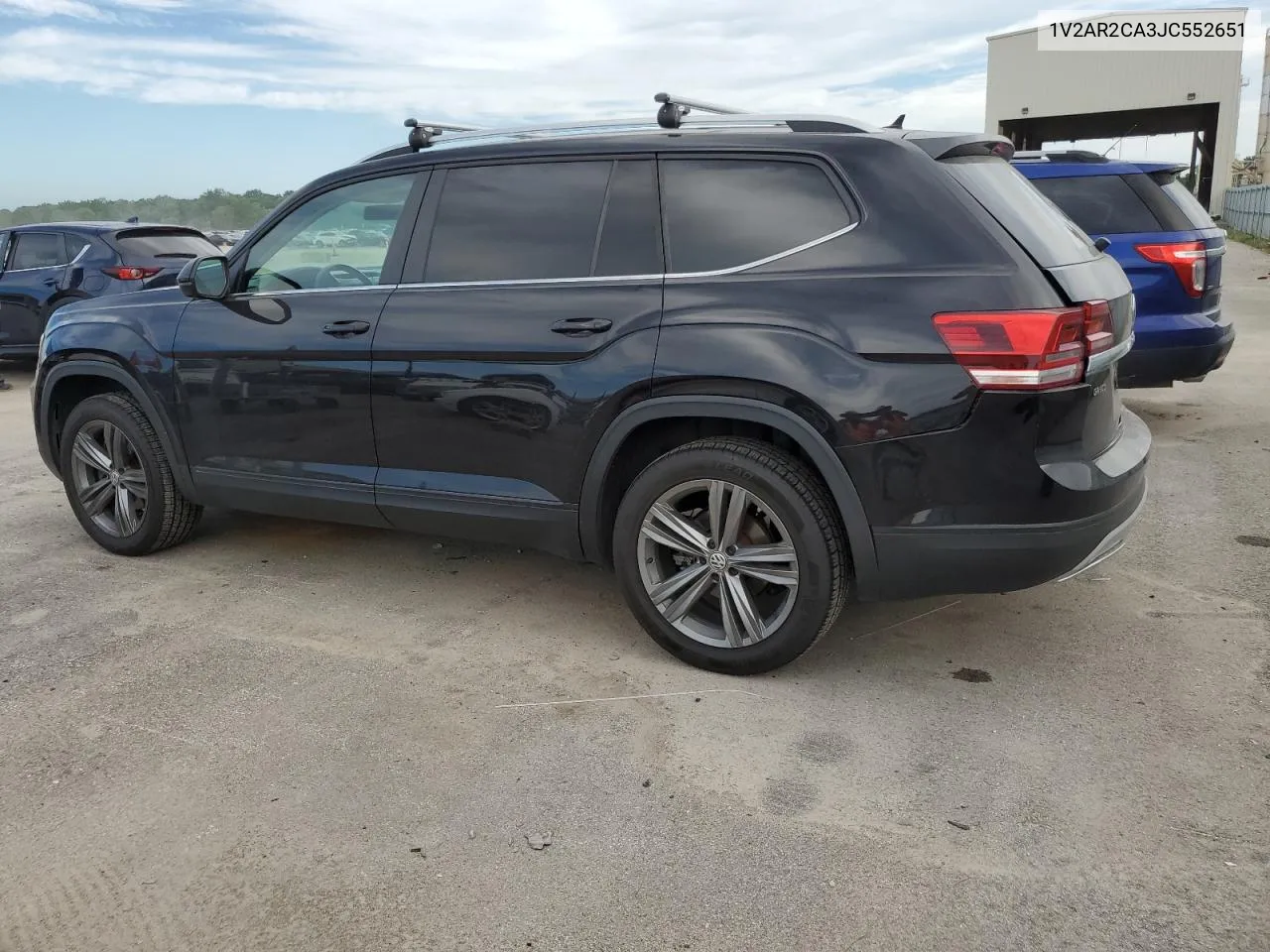 2018 Volkswagen Atlas S VIN: 1V2AR2CA3JC552651 Lot: 61919414