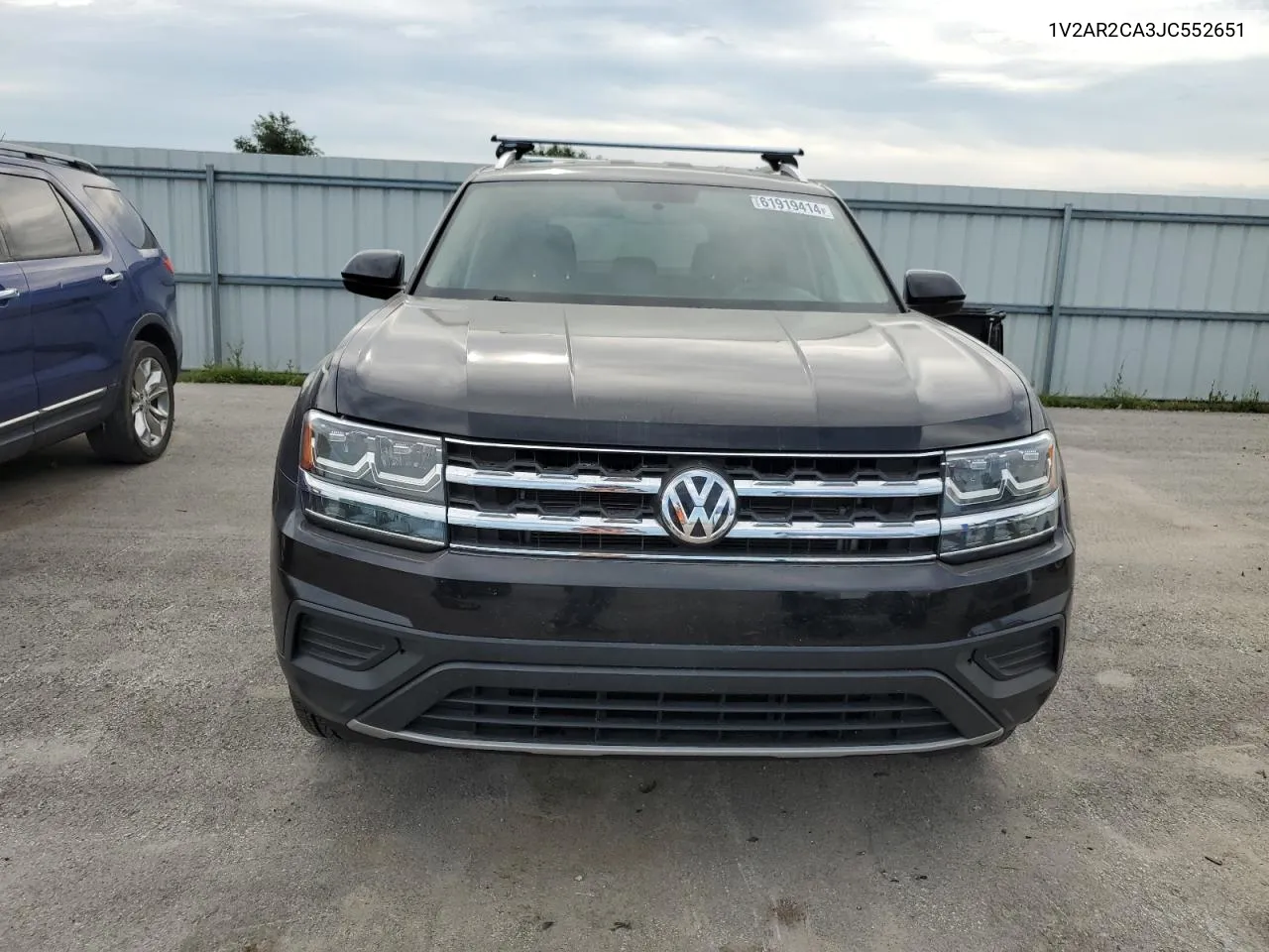 2018 Volkswagen Atlas S VIN: 1V2AR2CA3JC552651 Lot: 61919414