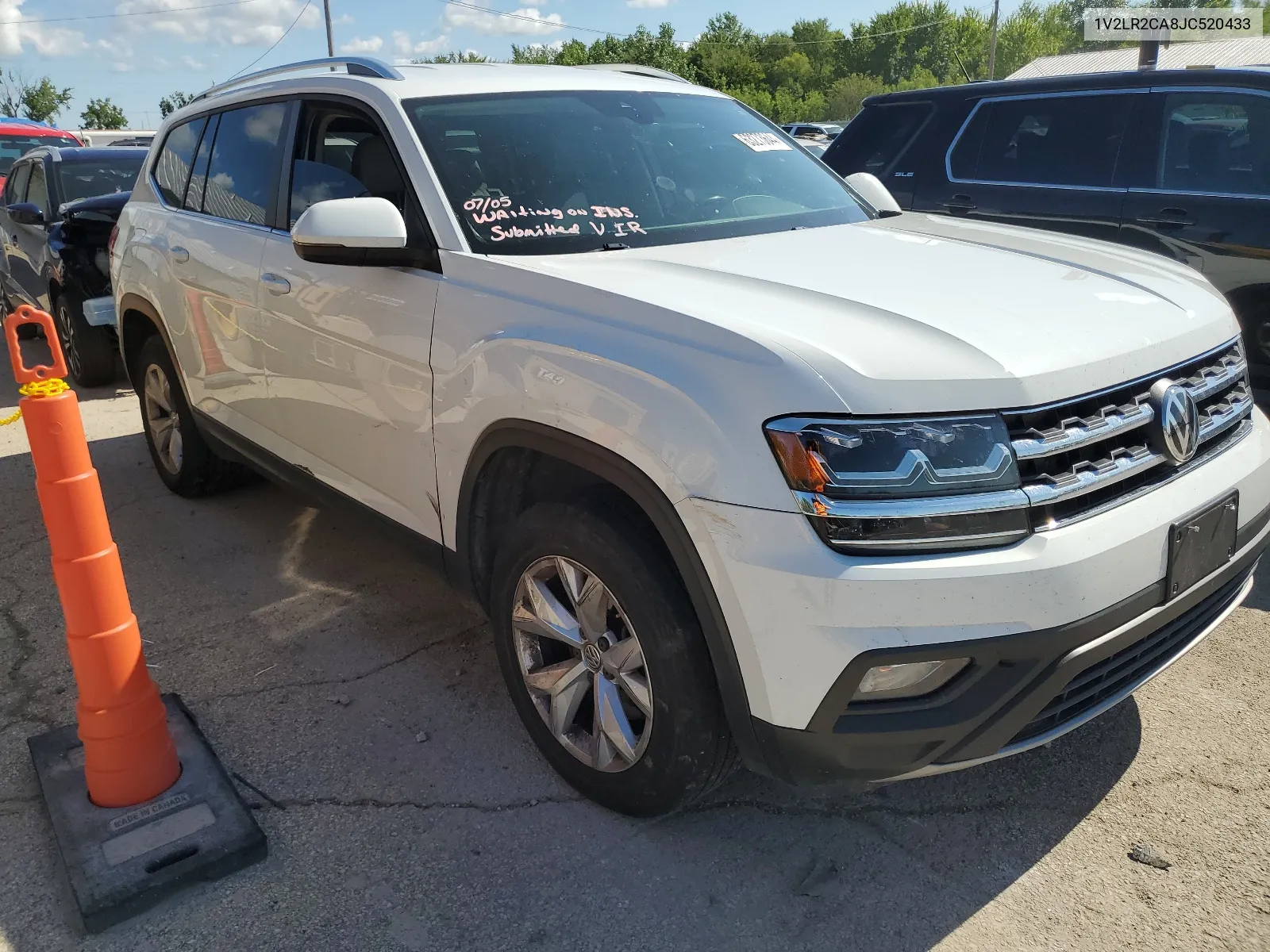 2018 Volkswagen Atlas Se VIN: 1V2LR2CA8JC520433 Lot: 63273644