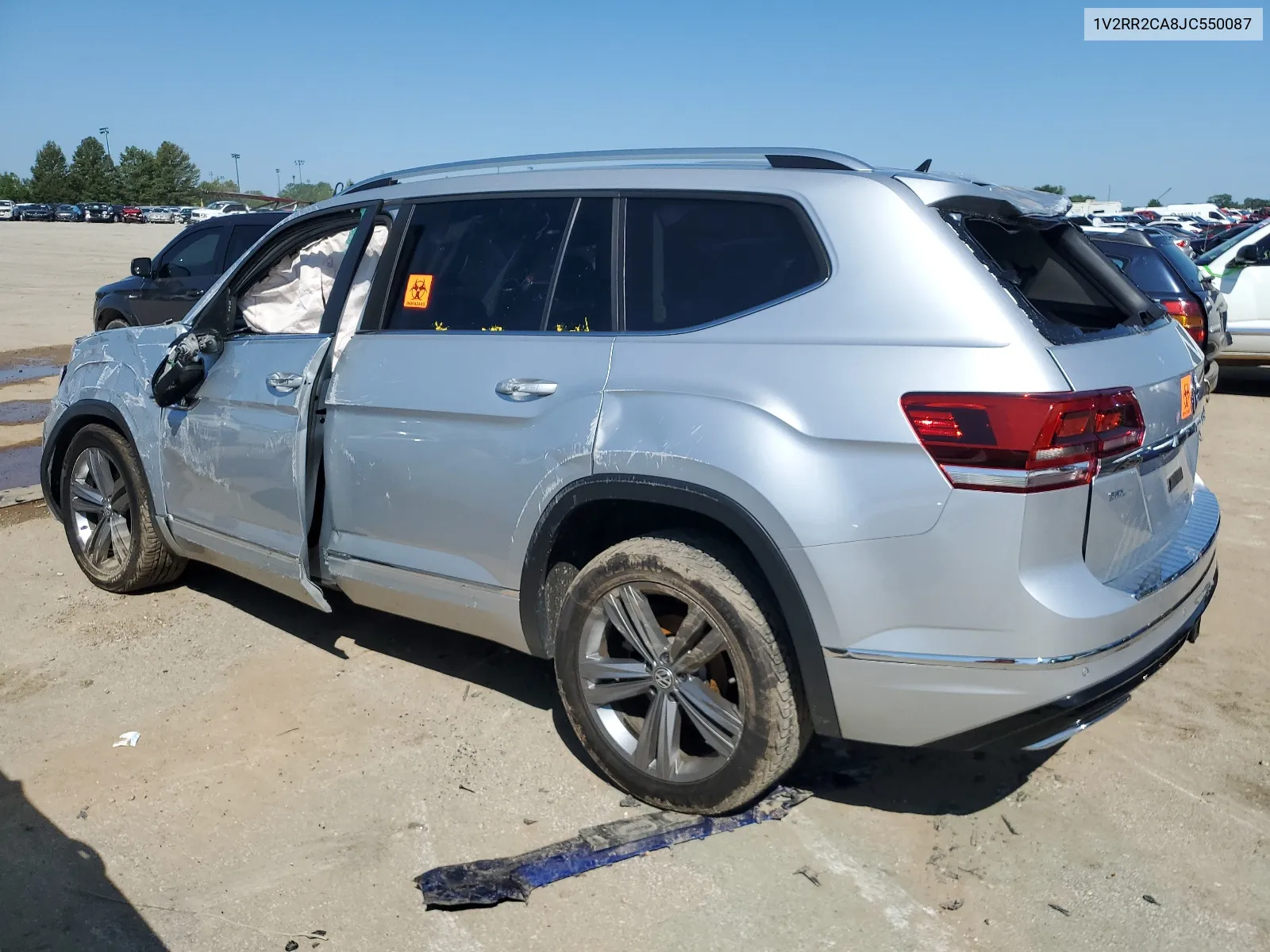 2018 Volkswagen Atlas Sel VIN: 1V2RR2CA8JC550087 Lot: 63785744